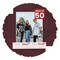 Dark Red Suede Mat Board for 20x27 Frames - Fits 17x23 Photos